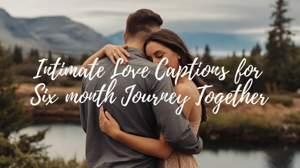 Intimate love captions for six month journey together
