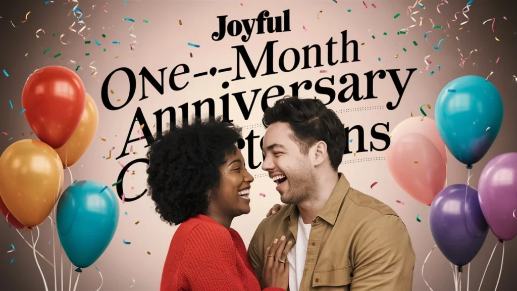 Joyful One‑Month Anniversary Captions