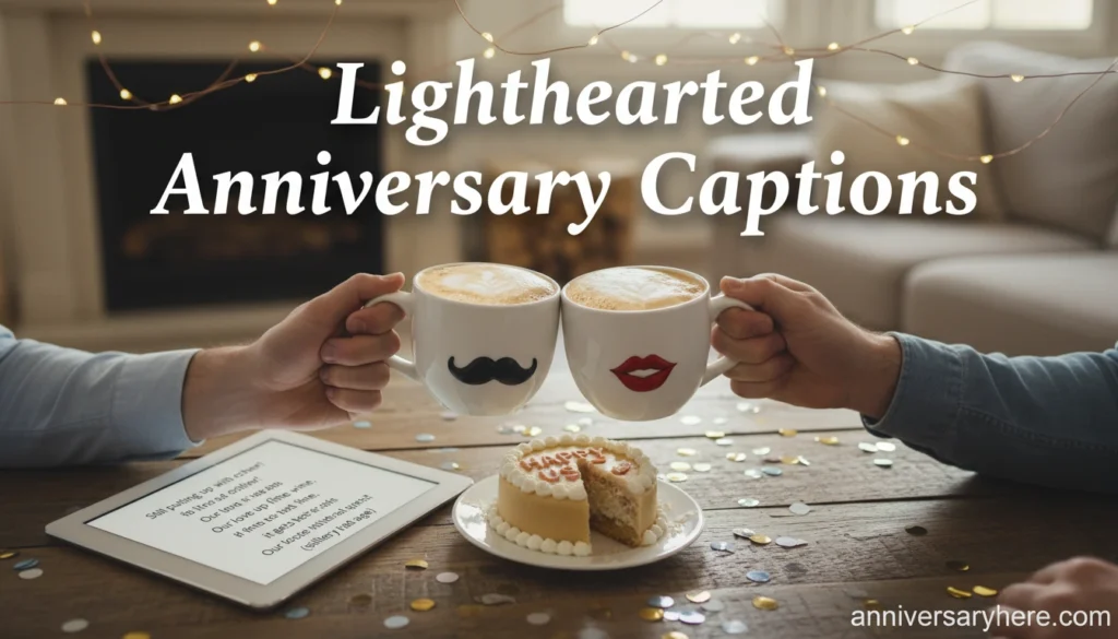 Lighthearted Anniversary Captions