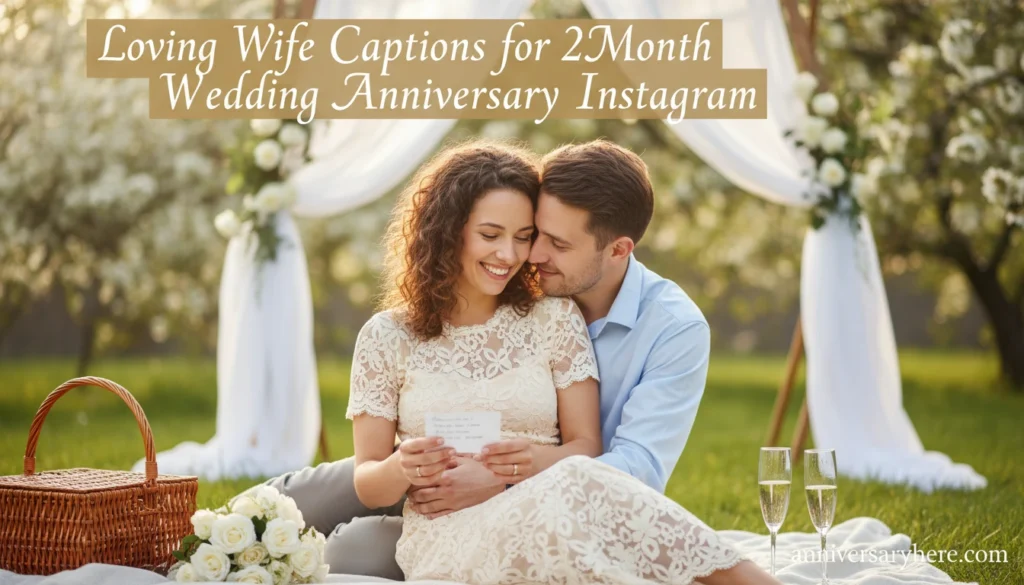 Loving Wife Captions for 2Month Wedding Anniversary Instagram