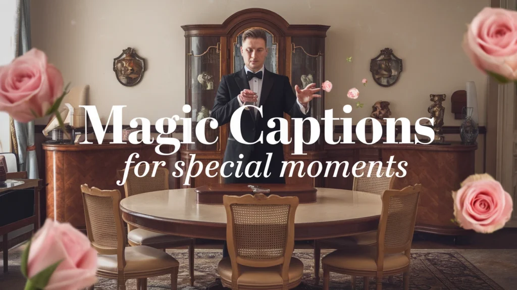 Magic Captions for Special Moments