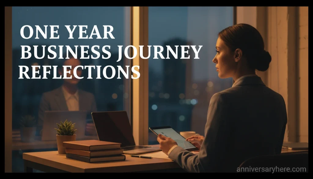 One Year Business Journey Reflections