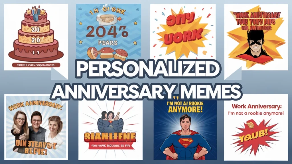 Personalized Work Anniversary Memes