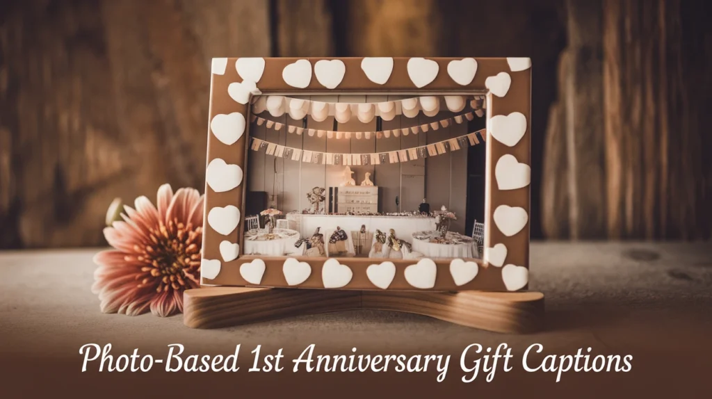 Photo-Based 1st Anniversary Gift Captions
