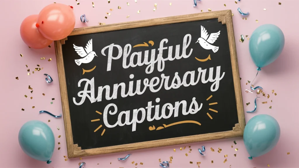 Playful Anniversary Captions
