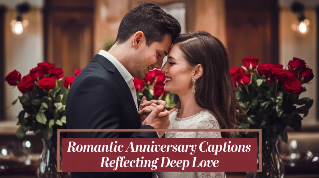 Romantic Anniversary Captions Reflecting Deep Love
