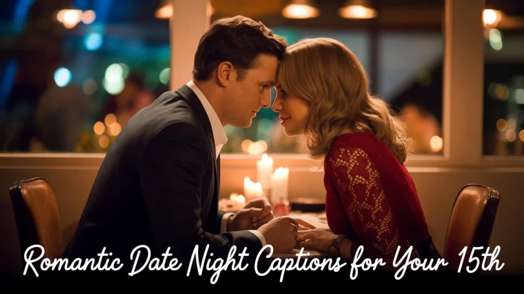 Romantic Date Night Captions for Your 15th