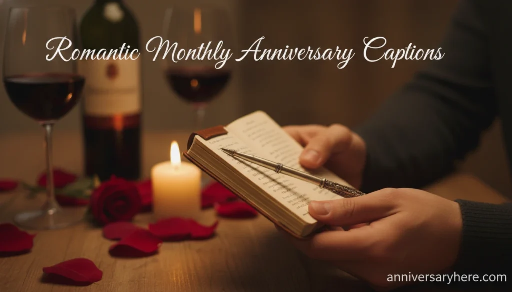 Romantic Monthly Anniversary Captions
