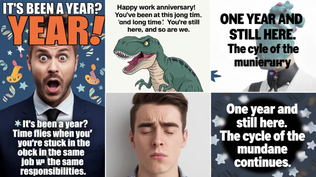 Sarcastic Work Anniversary Memes