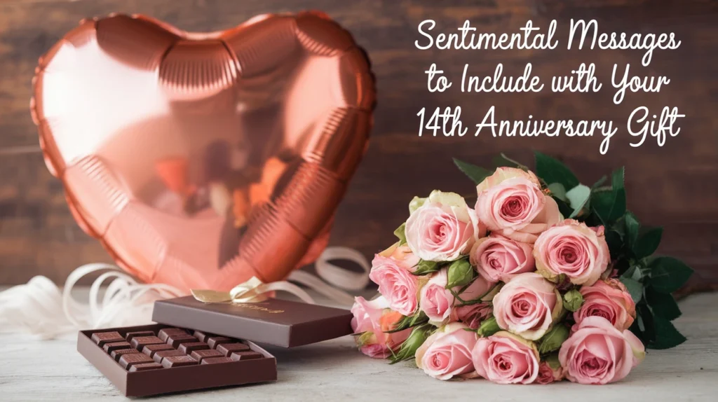 Sentimental Messages to Include with Your 14th Anniversary Gift
