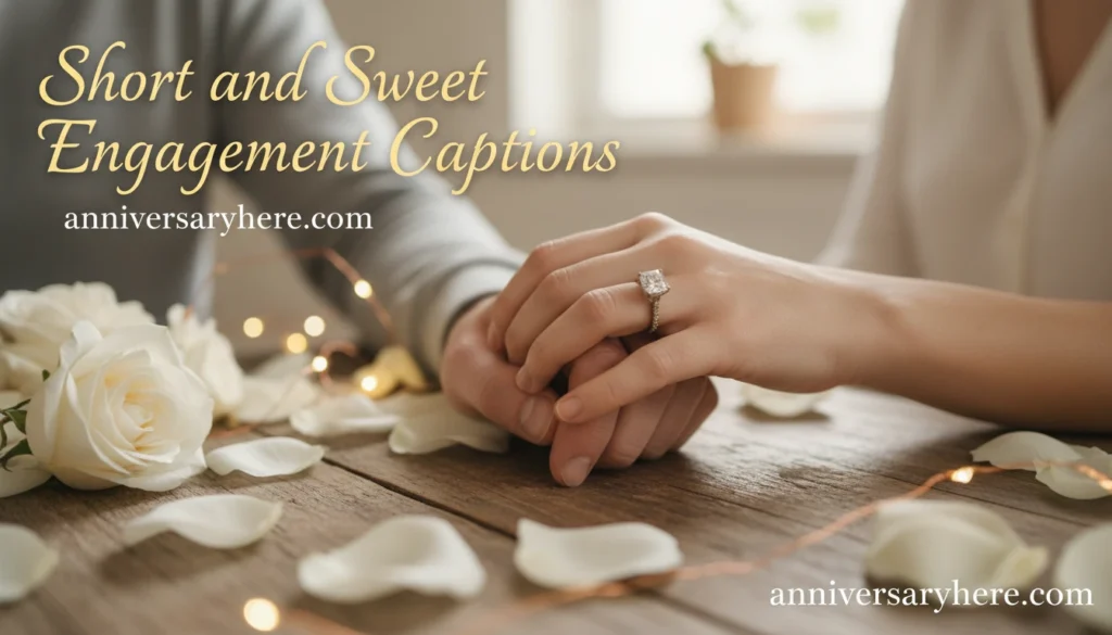 Short and Sweet Engagement Captions
