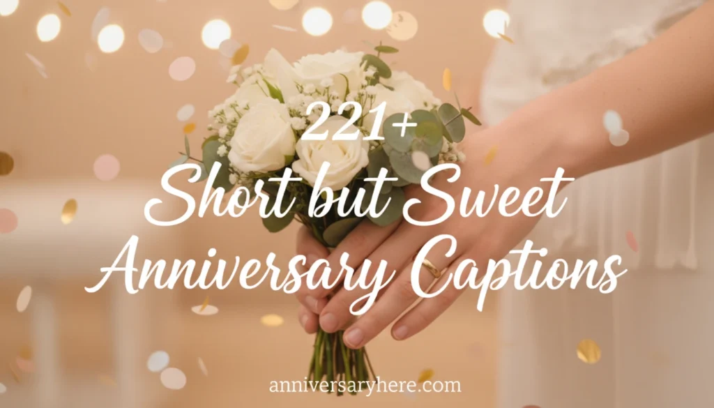 Short but Sweet Anniversary Captions