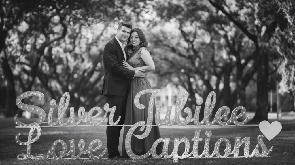 Silver Jubilee Love Captions
