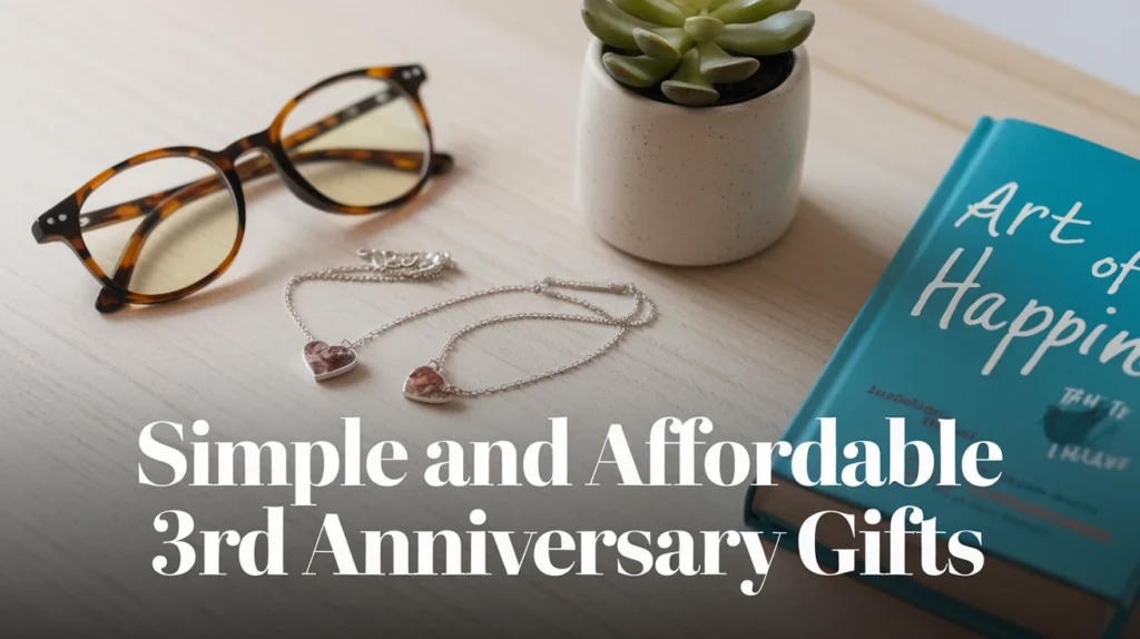 Simple and Affordable 3rd Anniversary Gifts