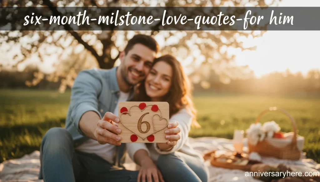 Six Month Milestone Love Quotes for Him