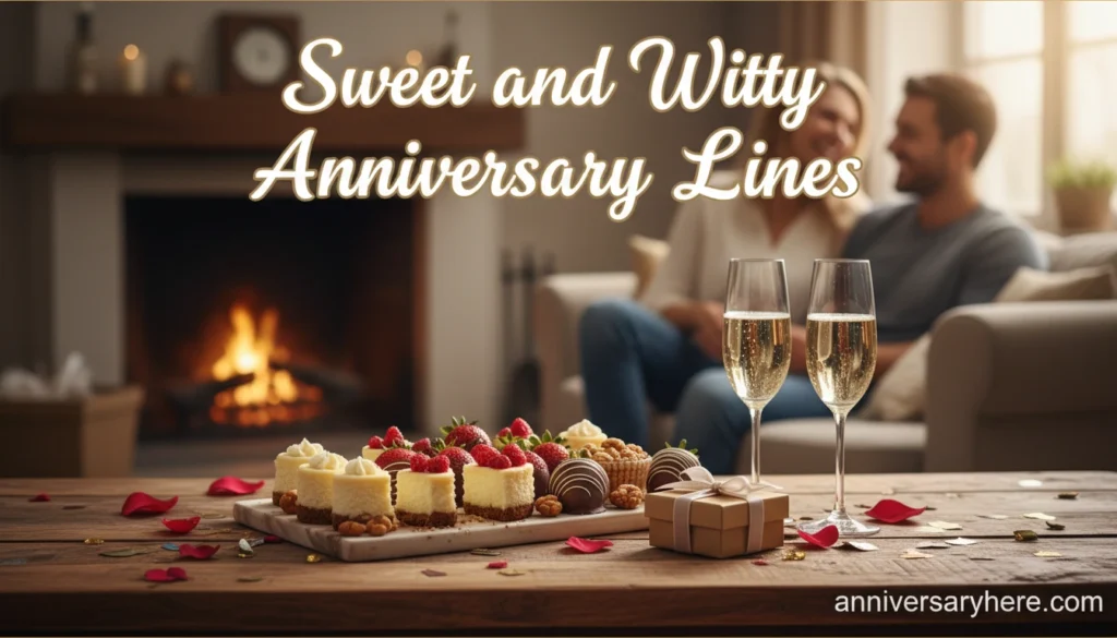 Sweet and Witty Anniversary Lines