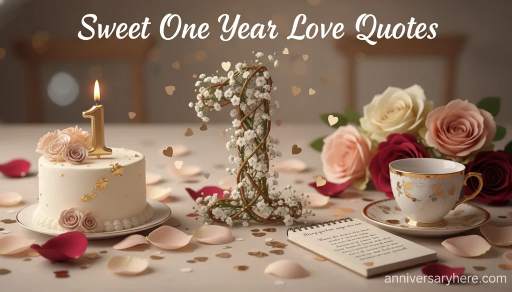 Sweet One Year Love Quotes