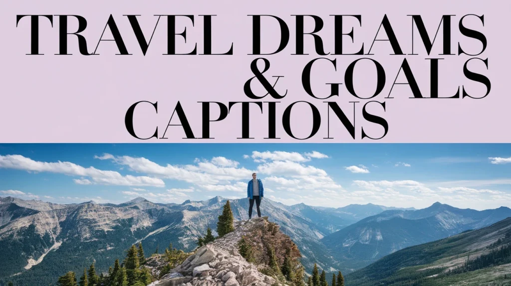 Travel Dreams & Goals Captions