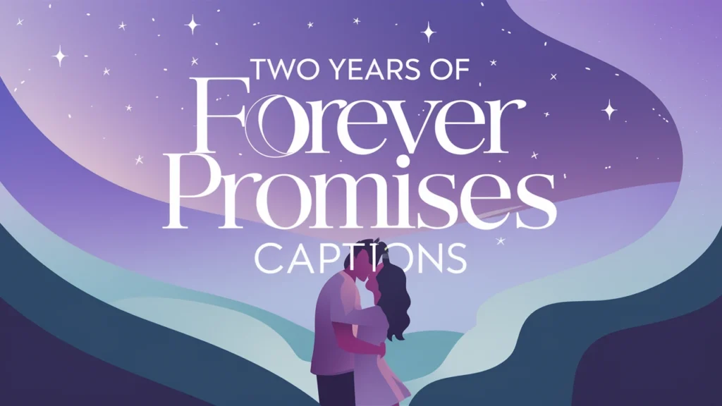 Two Years of Forever Promises Captions