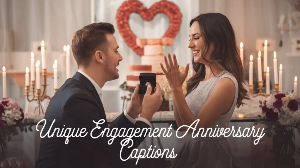 Unique Engagement Anniversary Captions