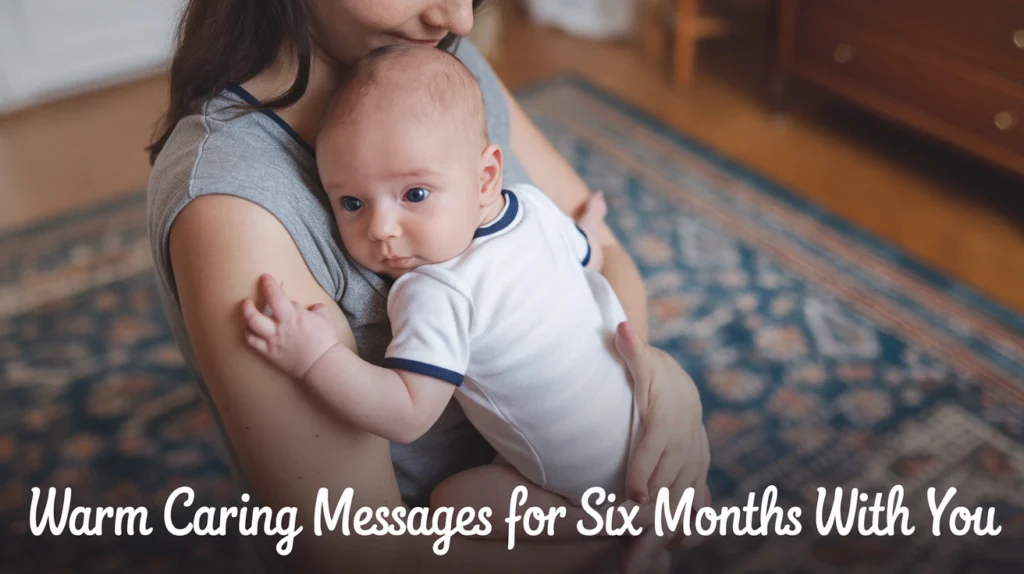 Warm caring messages for six months with you