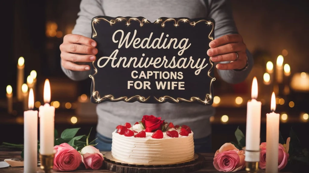 Wedding Anniversary Captions for Wife