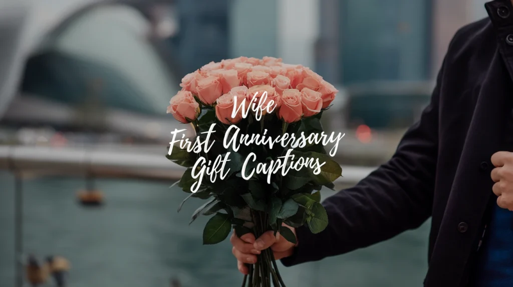 Wife First Anniversary Gift Captions