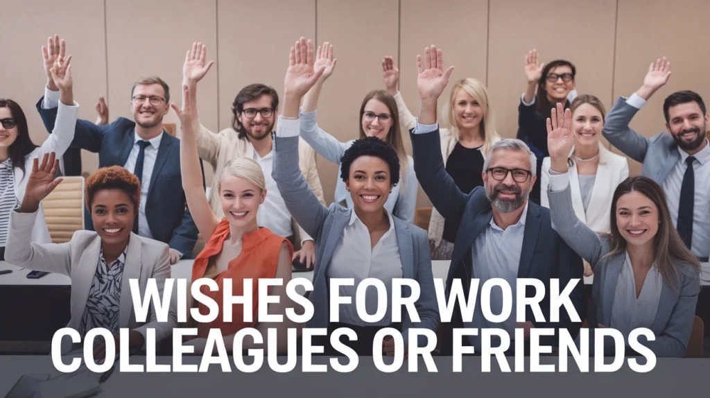 Wishes for Work Colleagues or Friends