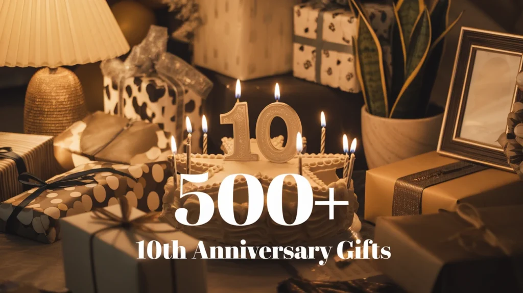 500+ 10th Anniversary Gifts
