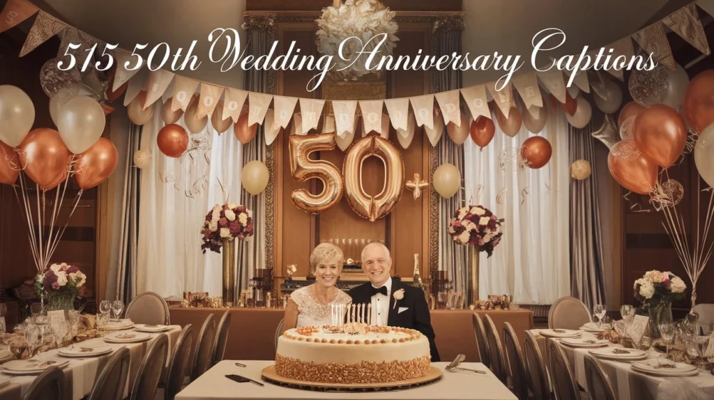 515+ 50th Wedding Anniversary Captions