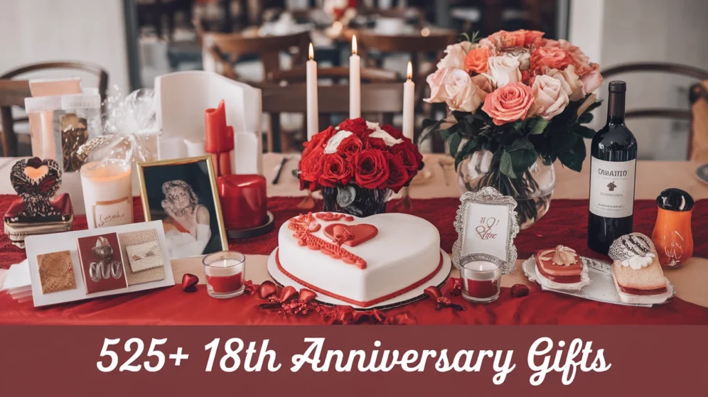 525+ 18th Anniversary Gifts