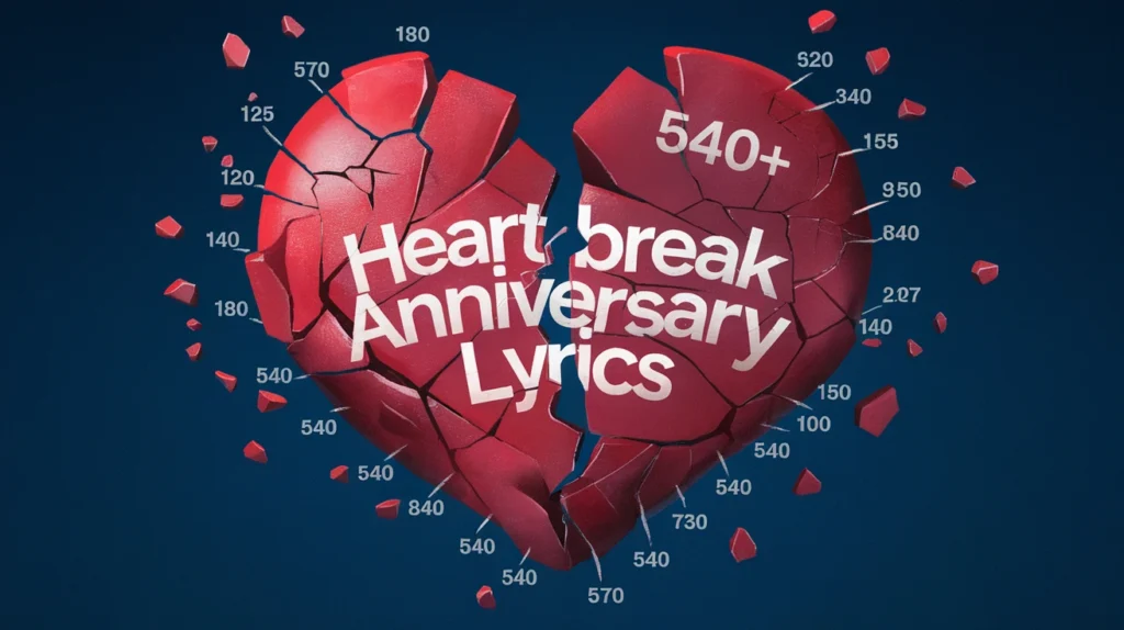 540+ Heart break Anniversary Lyrics