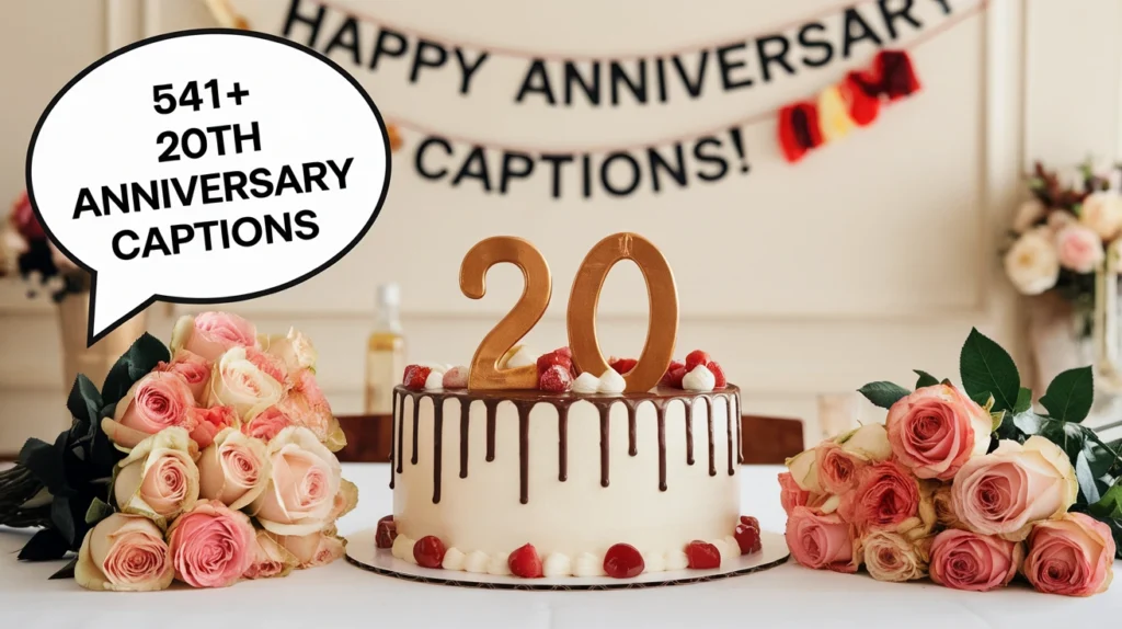 541+ 20th Anniversary Captions