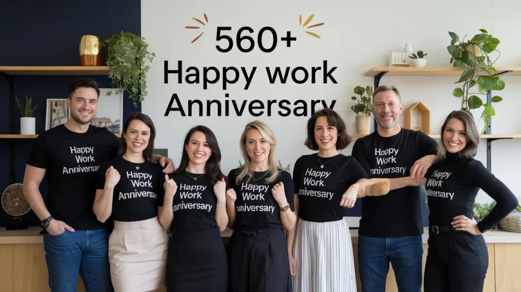 560+ Happy Work Anniversary