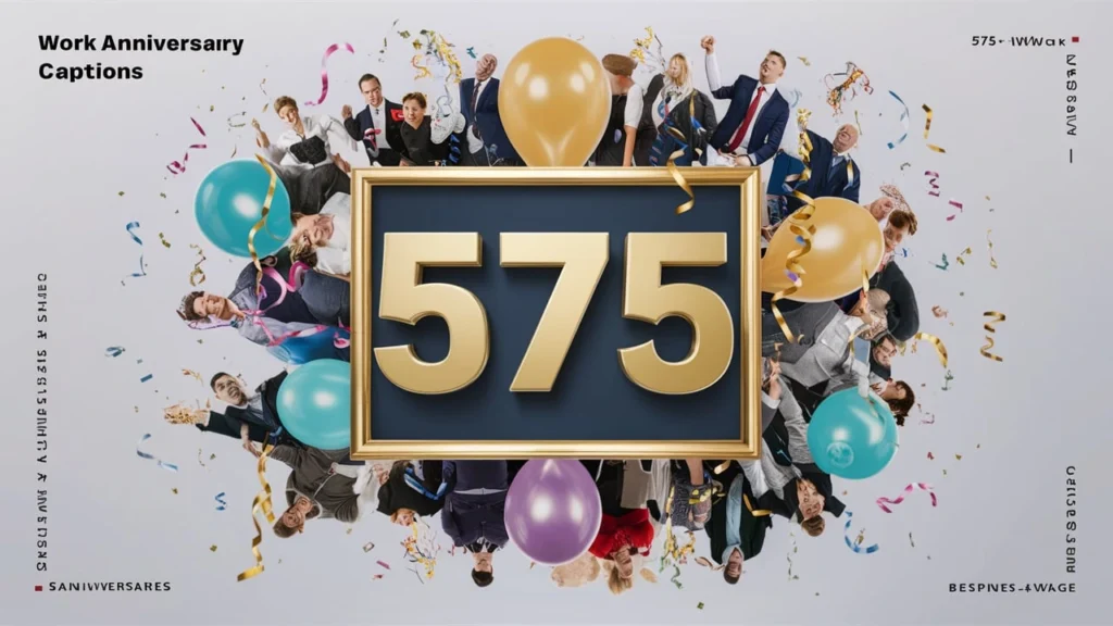 575+ Work Anniversary Captions