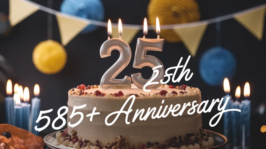 585+ 25th Anniversary