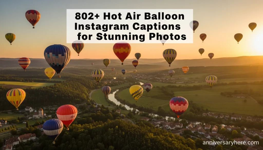 Hot Air Ballon Instagram Captions for Stuning Photos