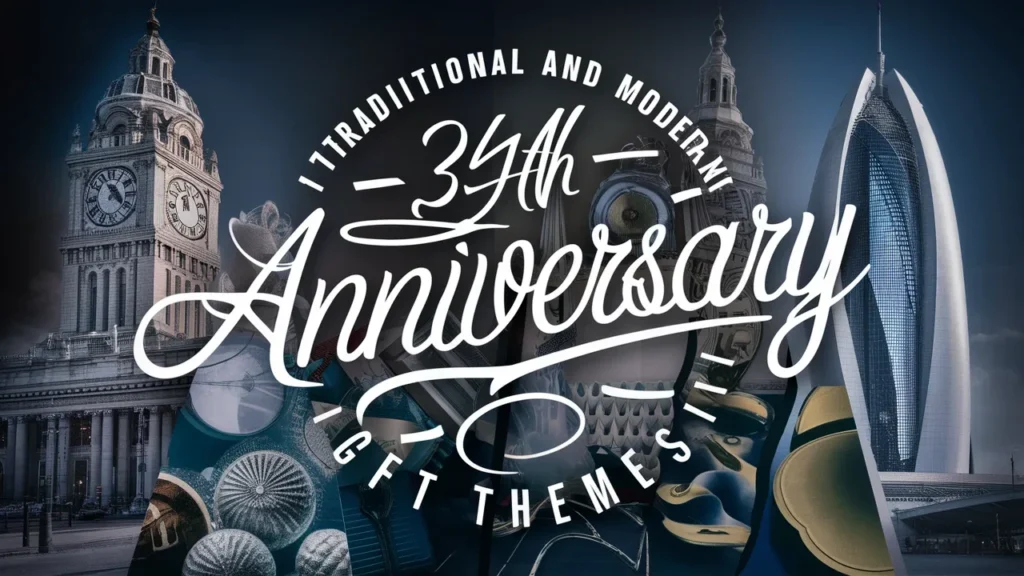 Traditional and Modern 34th Anniversary Gift Themes