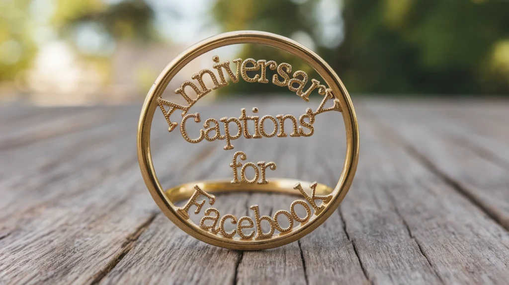 Anniversary Captions for Facebook