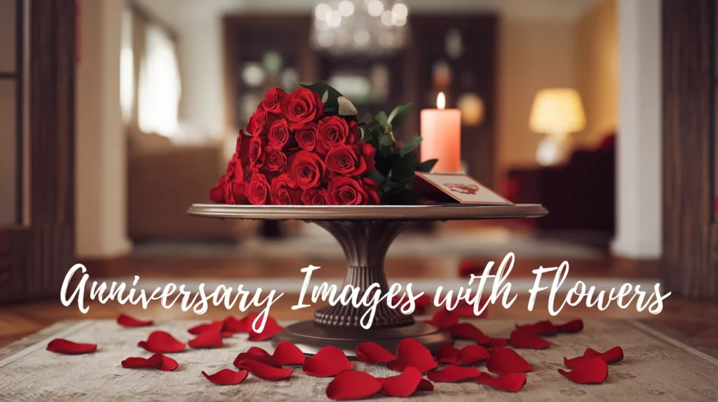 Anniversary Images with Flowers