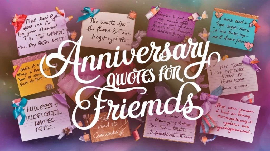 Anniversary Quotes for Friends