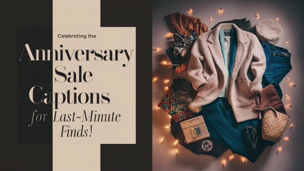 Anniversary Sale Captions for Last Minute Finds