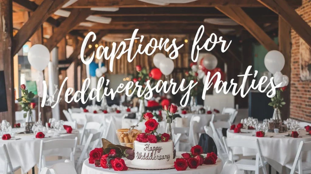 Captions for Wedding Anniversary Parties