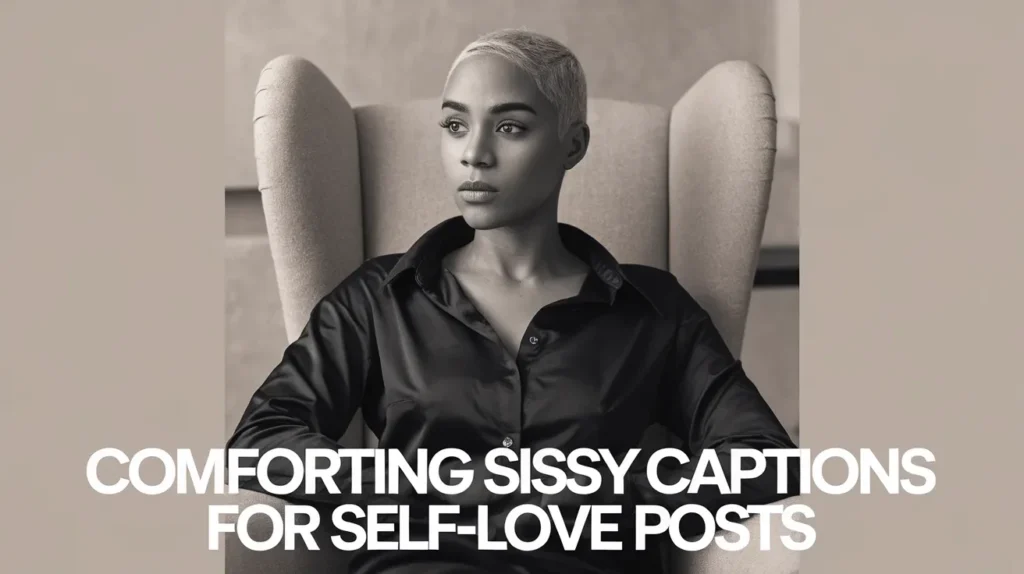 Comforting Sissy Captions for Self-Love Posts