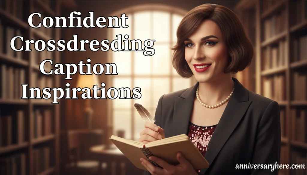 Confident Crossdressing Caption Inspirations