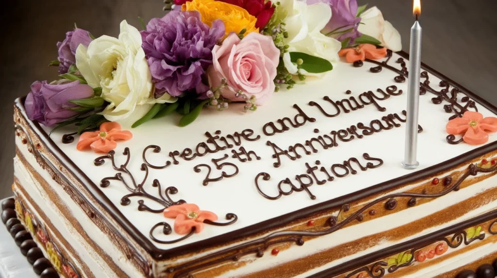 Creative and Unique 25th Anniversary Captions