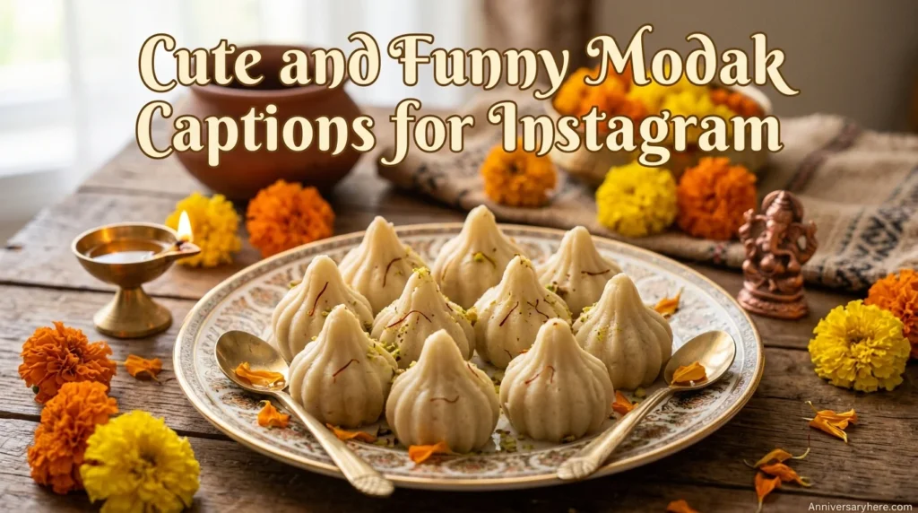 Cute and Funny Modak Captions for Instagram