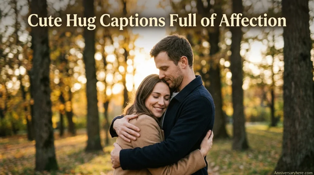 Cute Hug Captions Full of Affection