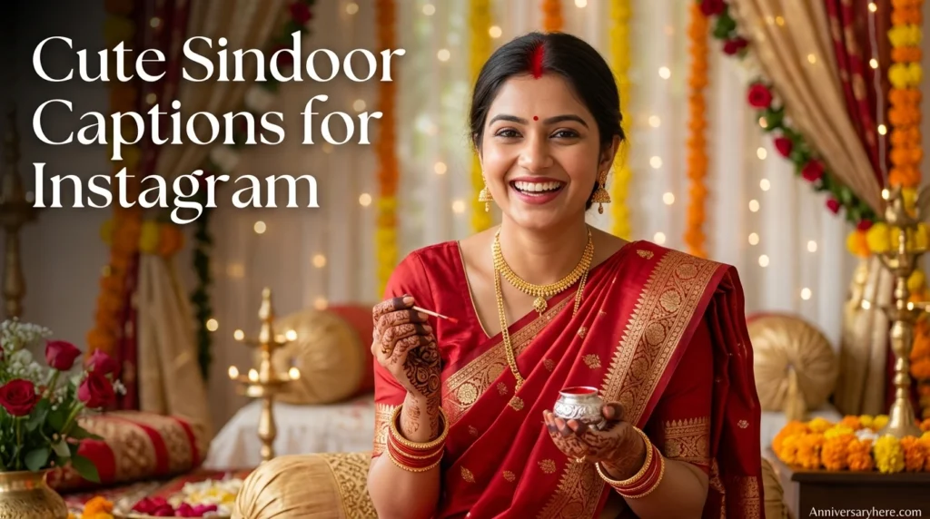 Cute Sindoor Captions for Instagram