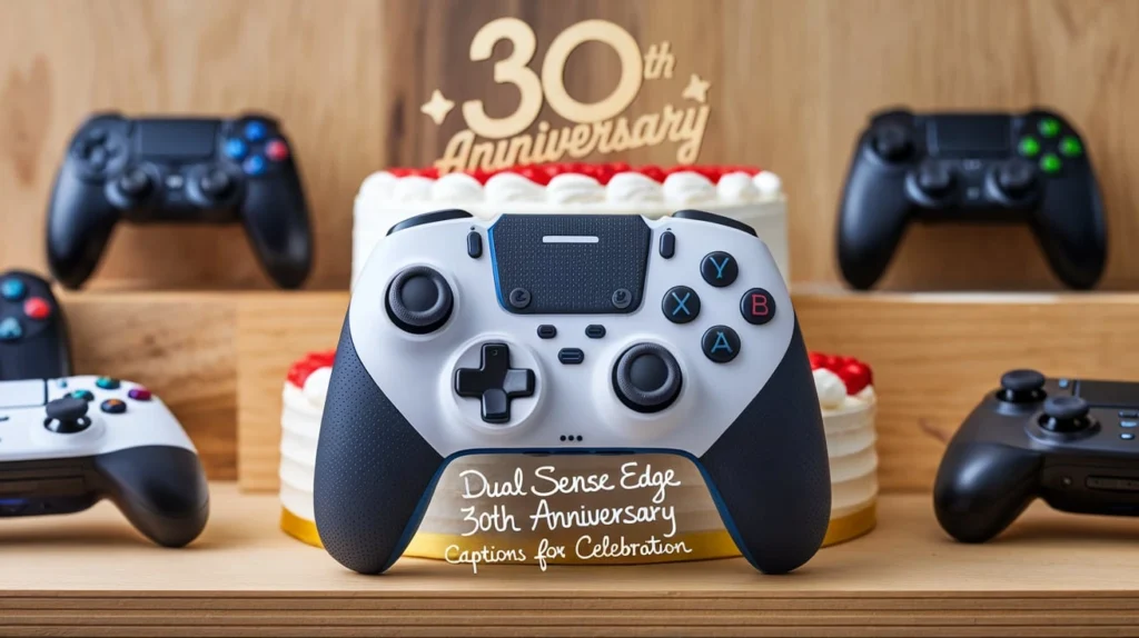 Dual Sense Edge 30th Anniversary Captions for Celebration